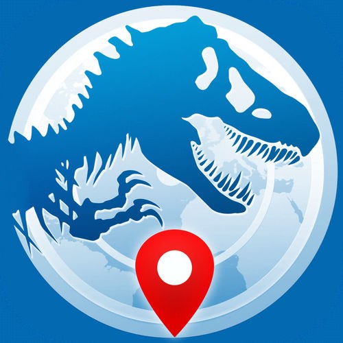 Logo Jurassic World™ Com Vida Ícone Logo Jurassic World™ Com Vida Ícone