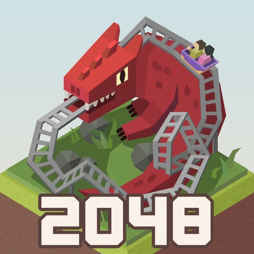 Logo 2048 Tycoon: Theme Park Mania Ícone Logo 2048 Tycoon: Theme Park Mania Ícone