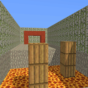 Logo Blocky Parkour 3D Ícone Logo Blocky Parkour 3D Ícone