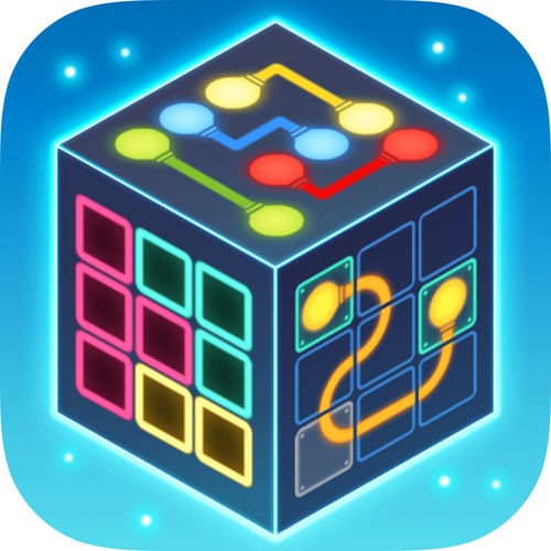 Logo Puzzle Glow Ícone Logo Puzzle Glow Ícone