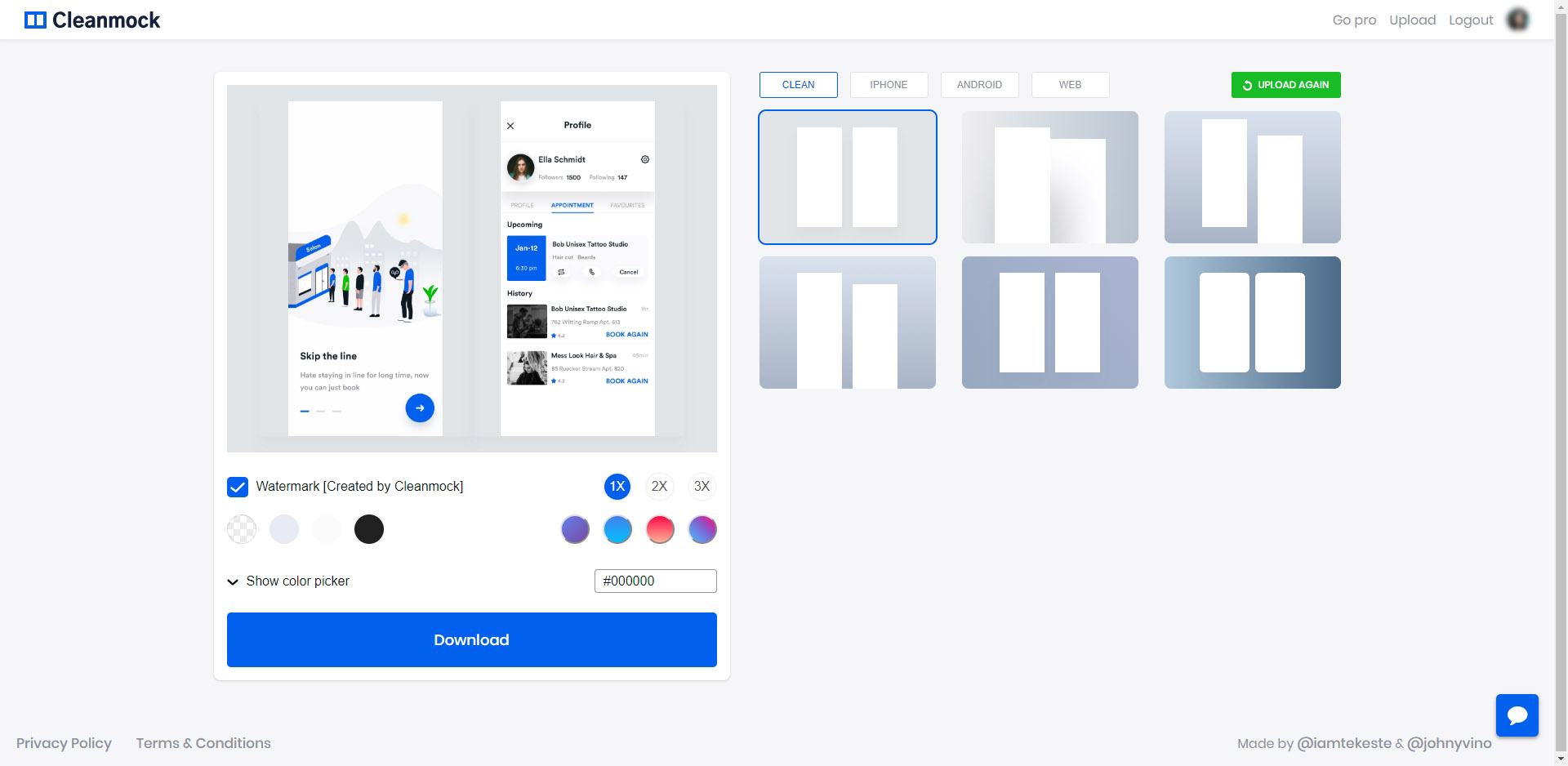 Cleanmock - Imagem 1 do software