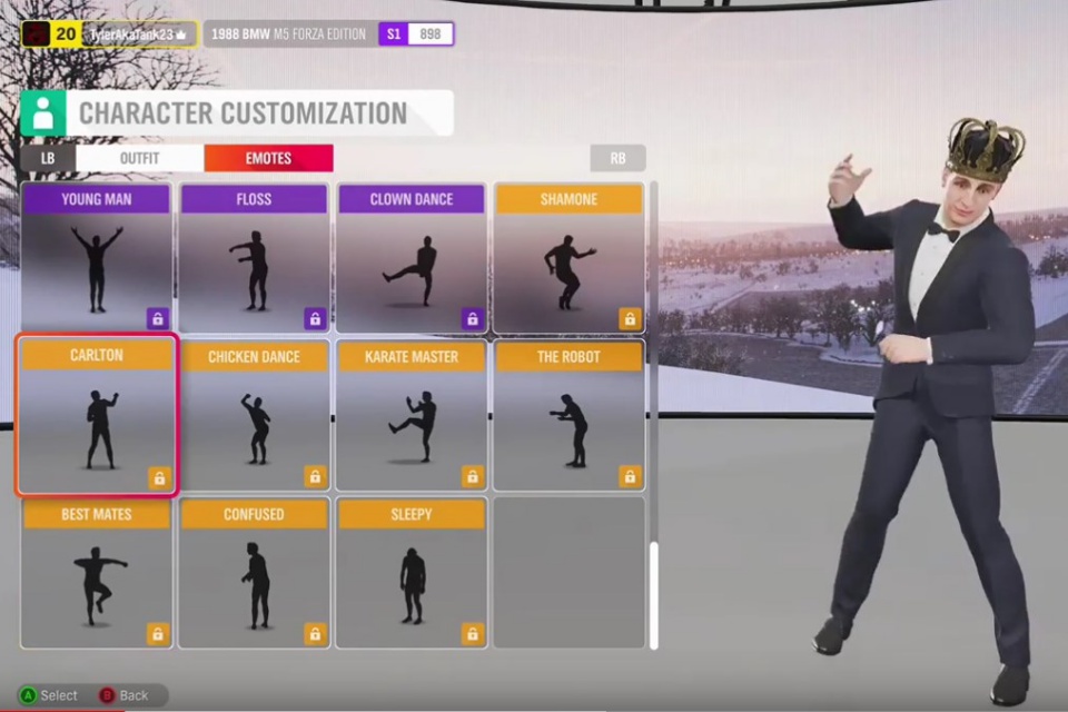 Forza Horizon 4 remove emotes alvos de processos contra a Epic Games