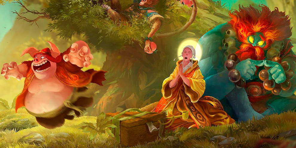 Unruly Heroes é uma aventura leve inspirada pela mitologia chinesa