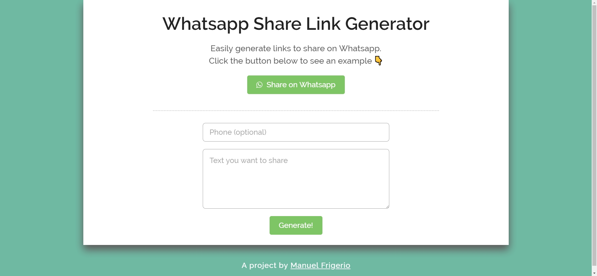share link generator