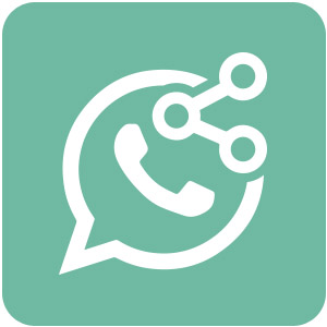 Logo Whatsapp Share Link Generator Ícone Logo Whatsapp Share Link Generator Ícone