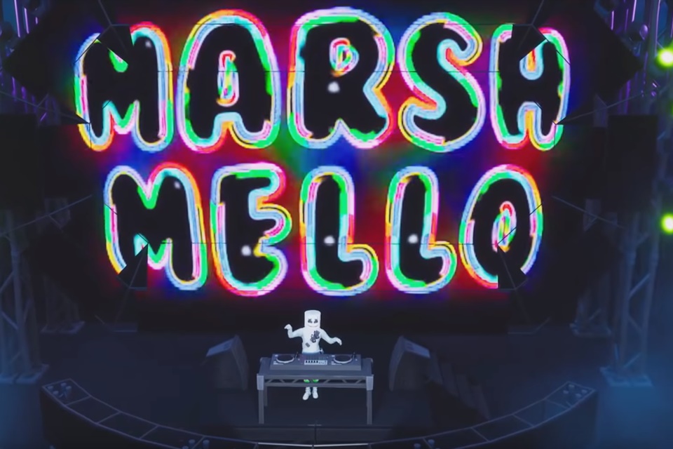 Show do DJ Marshmello em Fortnite foi assistido por 10 milhões de pessoas