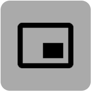 Logo Picture-in-Picture Extension Ícone Logo Picture-in-Picture Extension Ícone