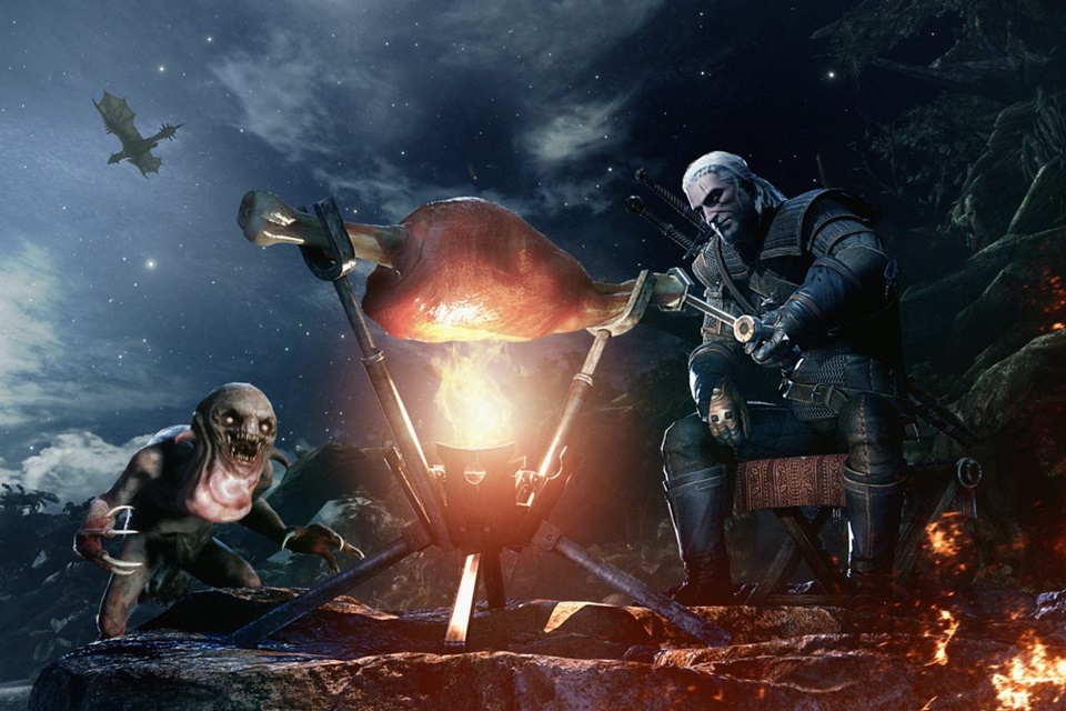 Geralt de Rívia, de The Witcher, chega a Monster Hunter World