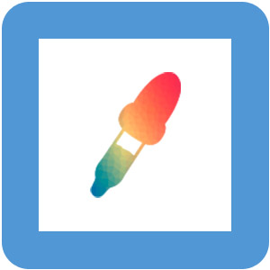 Logo Color Dropper Ícone Logo Color Dropper Ícone
