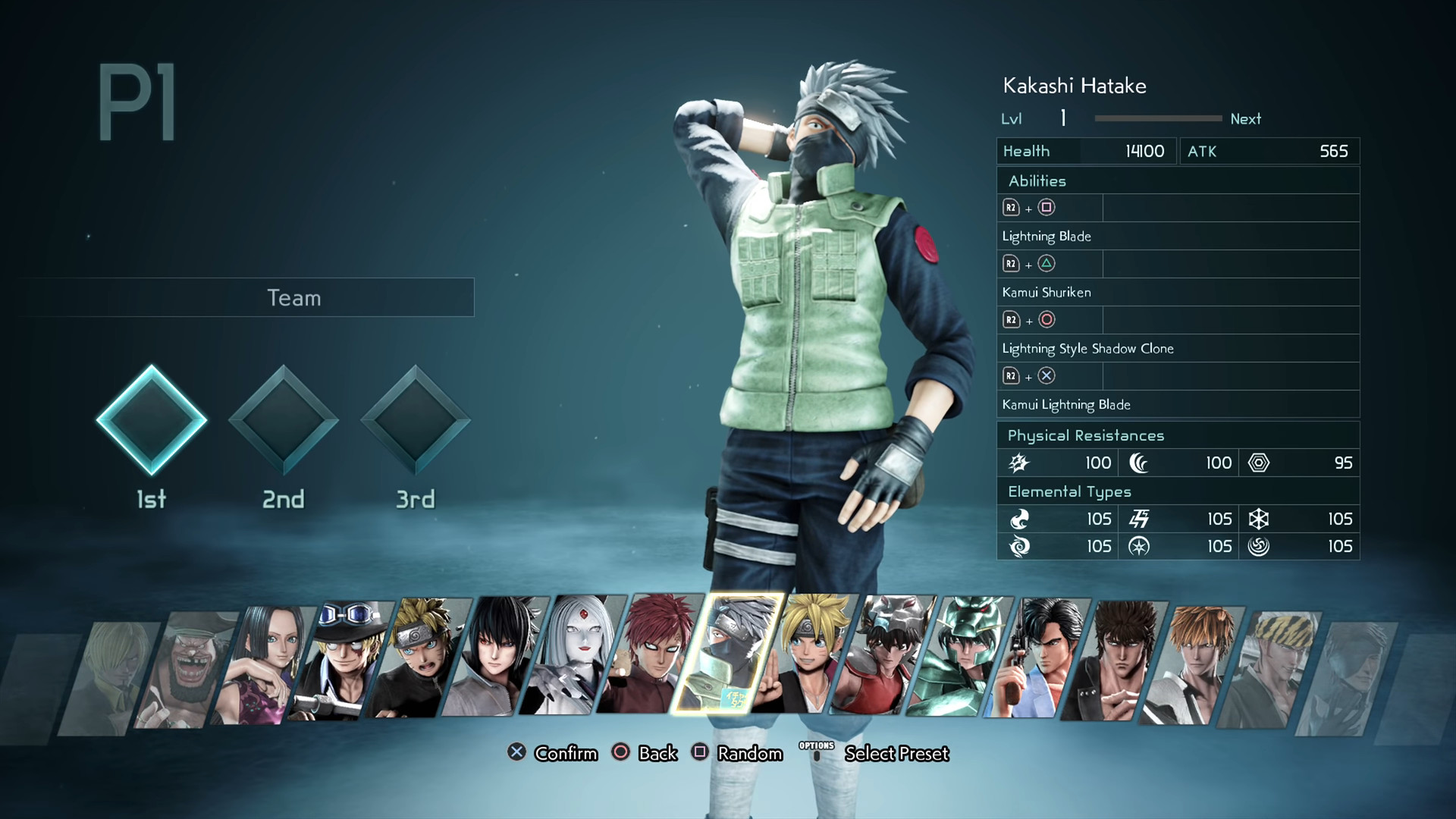 Quais os personagens de Jump Force?