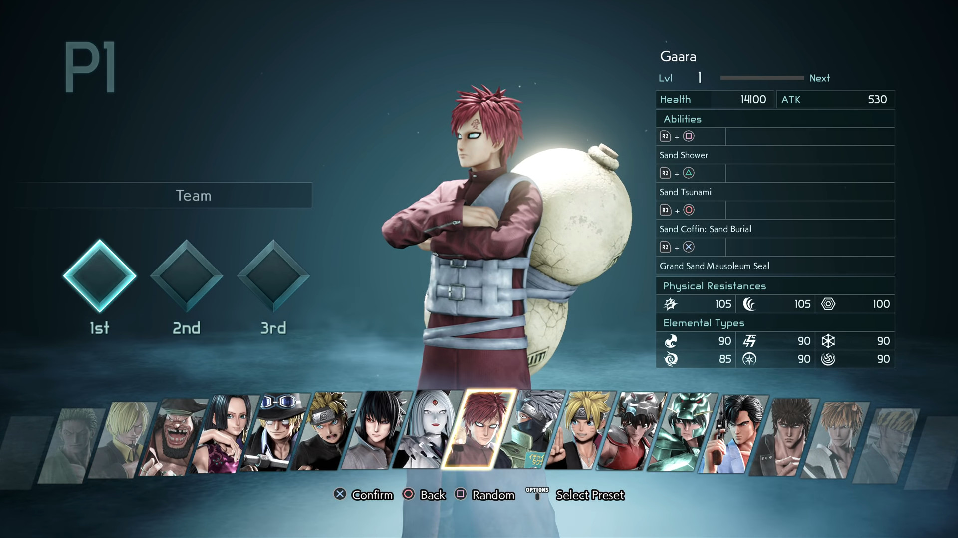 Quais os personagens de Jump Force?