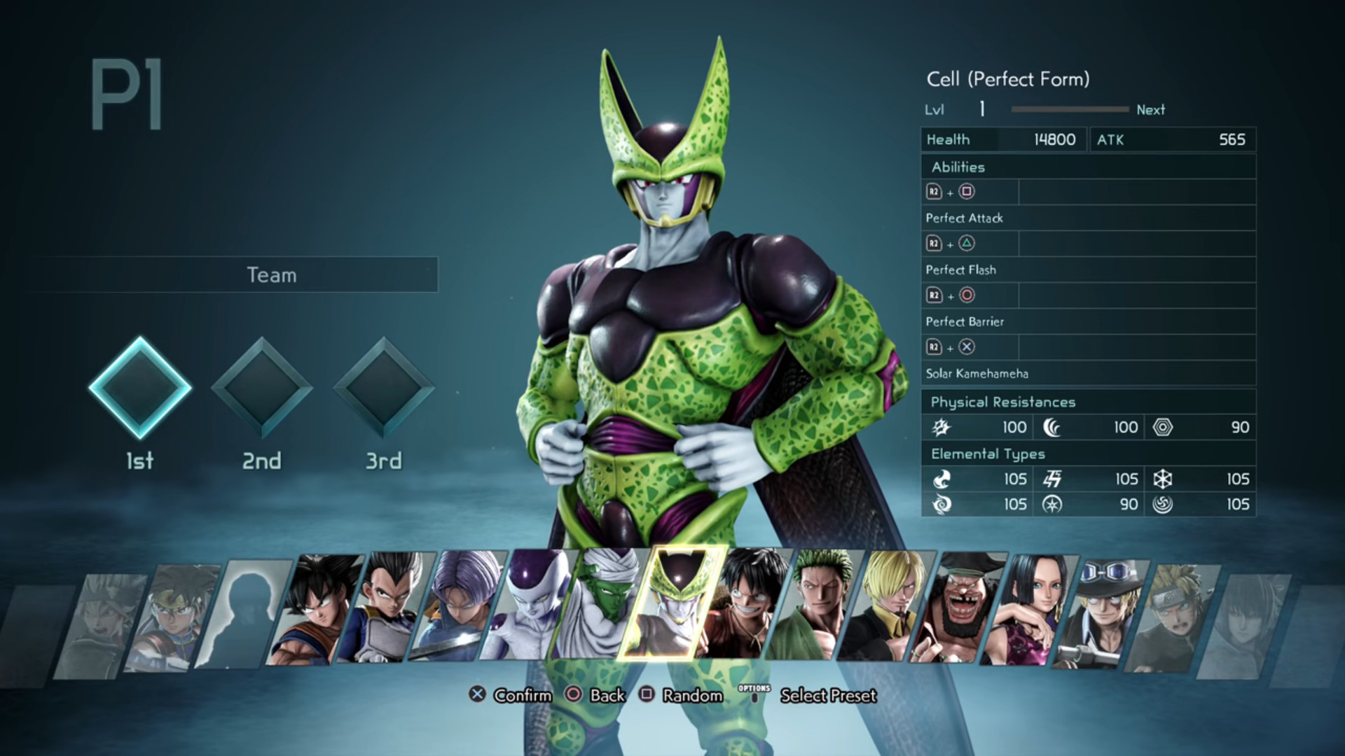 Quais os personagens de Jump Force?