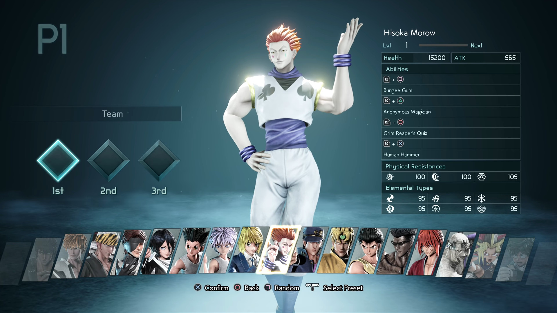Quais os personagens de Jump Force?