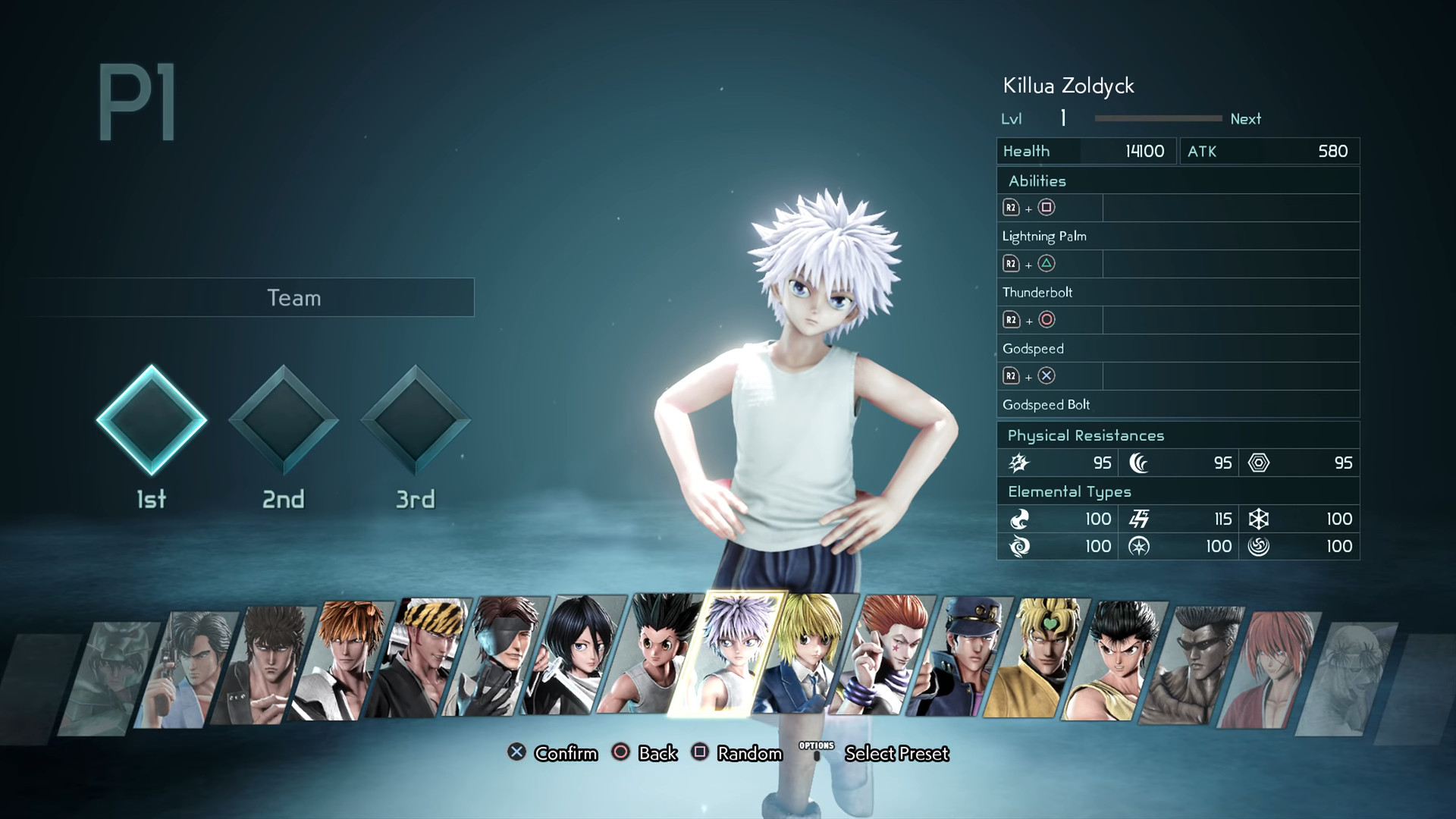 Quais os personagens de Jump Force?