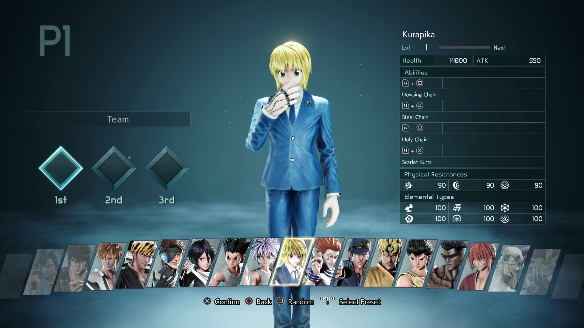 Quais os personagens de Jump Force?