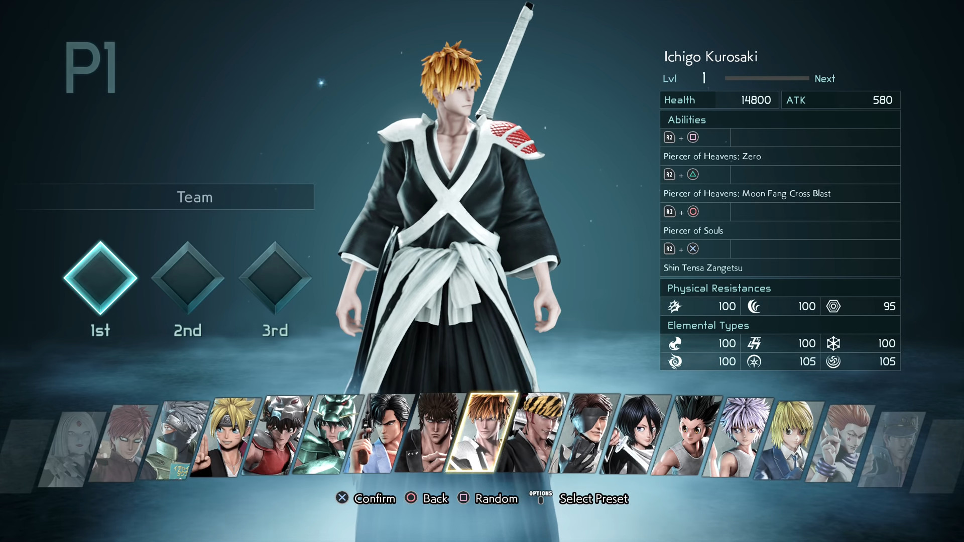 Quais os personagens de Jump Force?