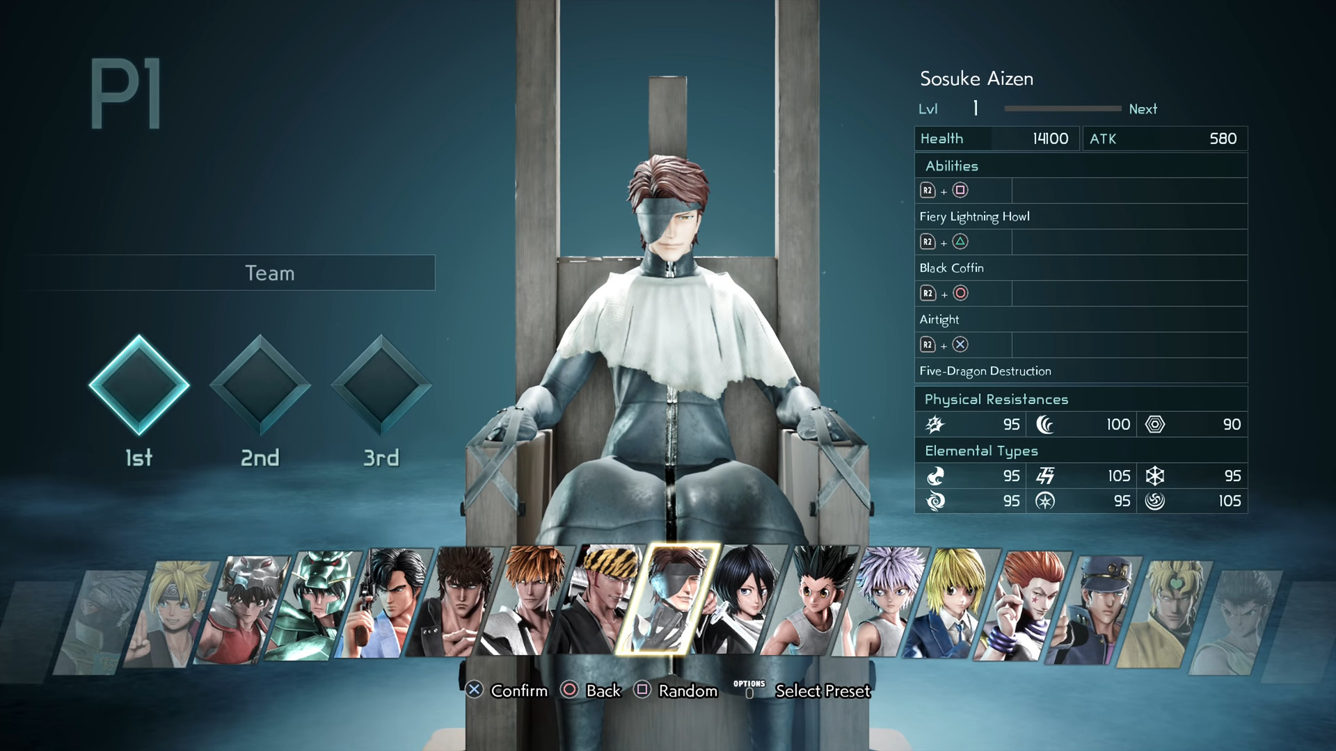 Quais os personagens de Jump Force?