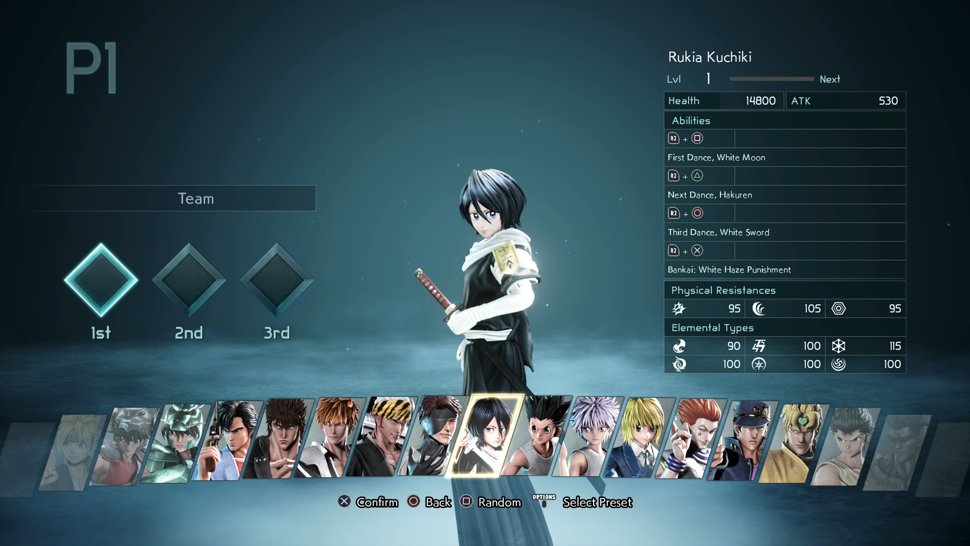 Quais os personagens de Jump Force?