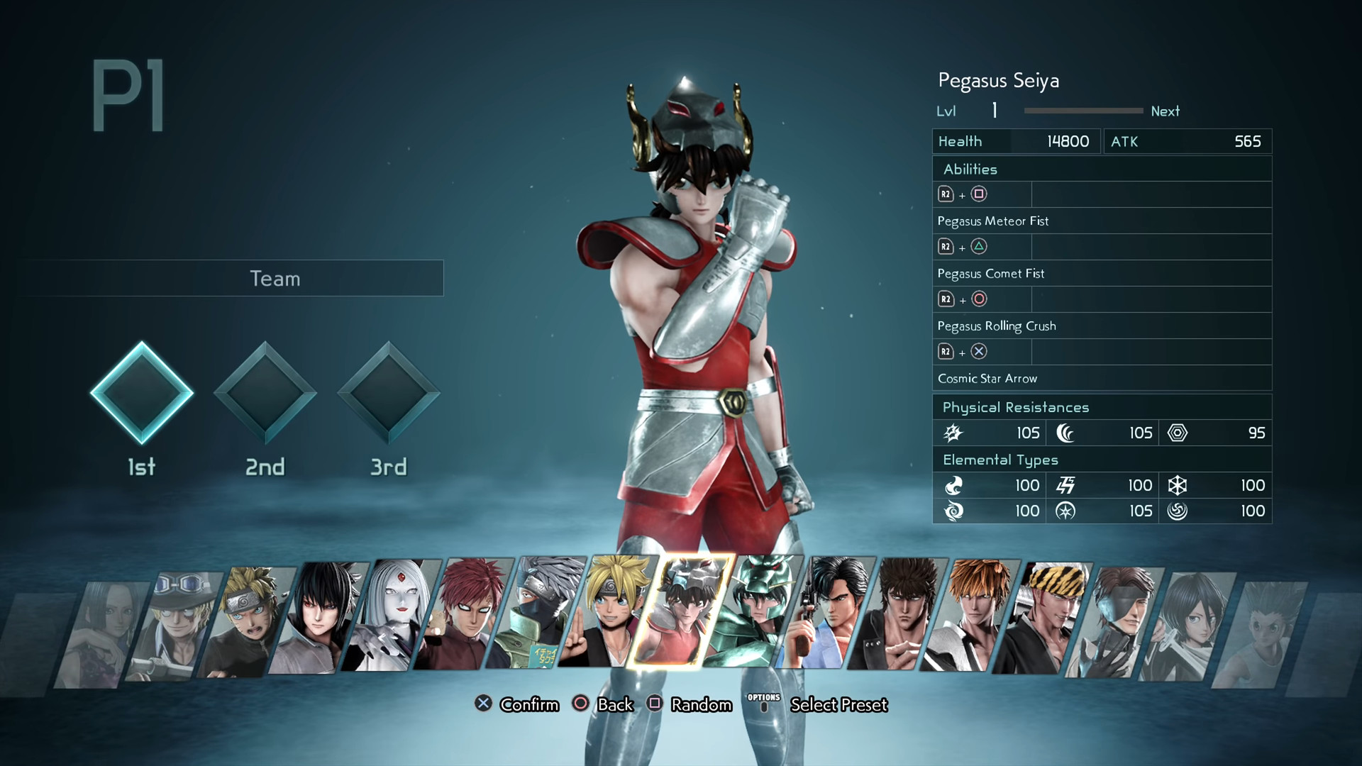 Quais os personagens de Jump Force?