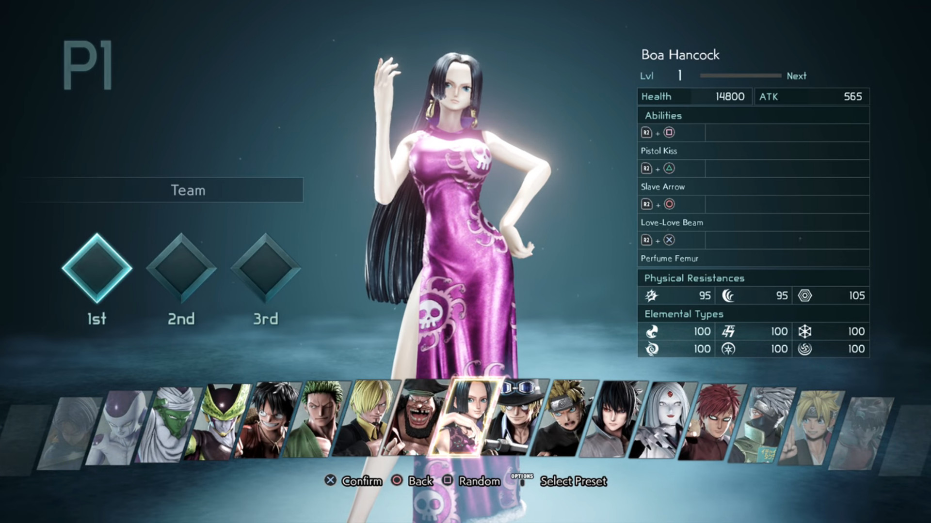 Quais os personagens de Jump Force?