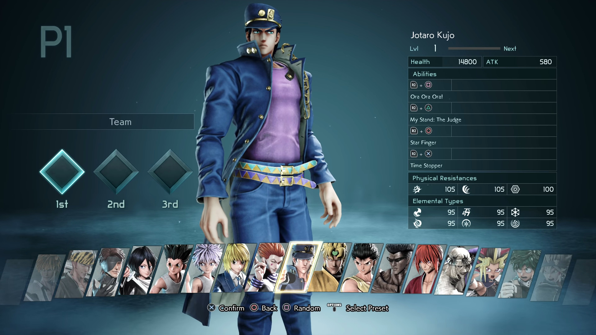 Quais os personagens de Jump Force?