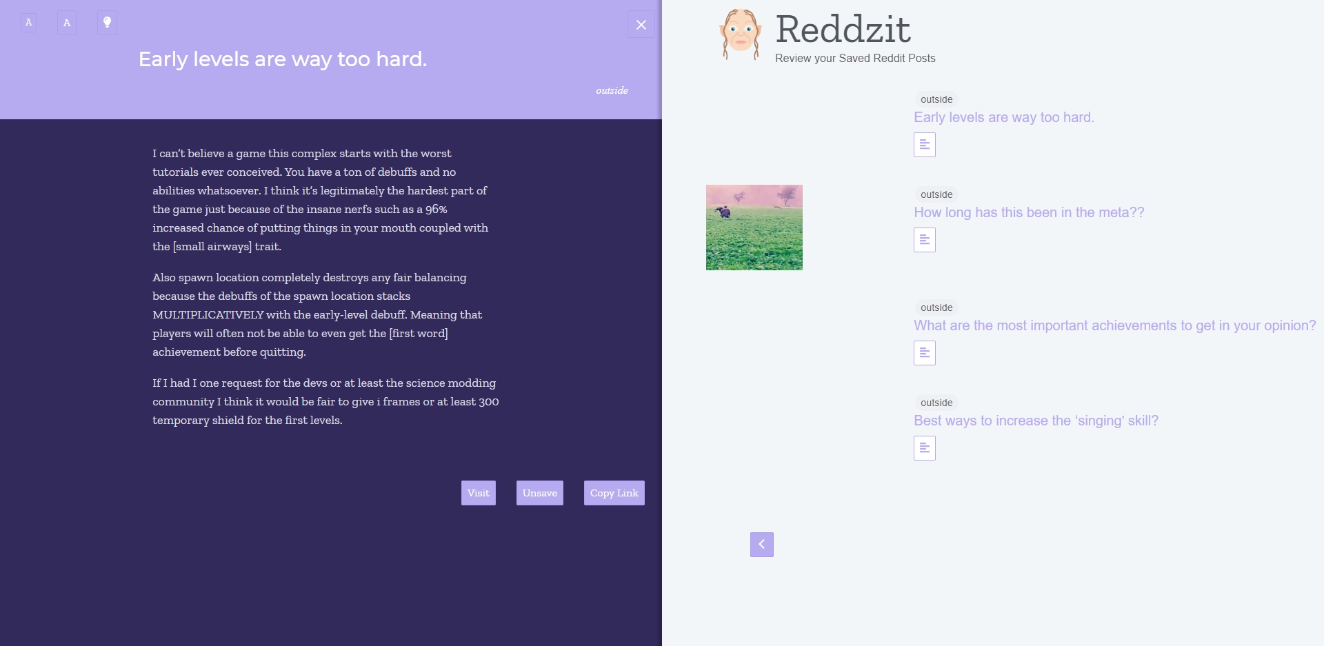 Reddzit Reader - Imagem 1 do software