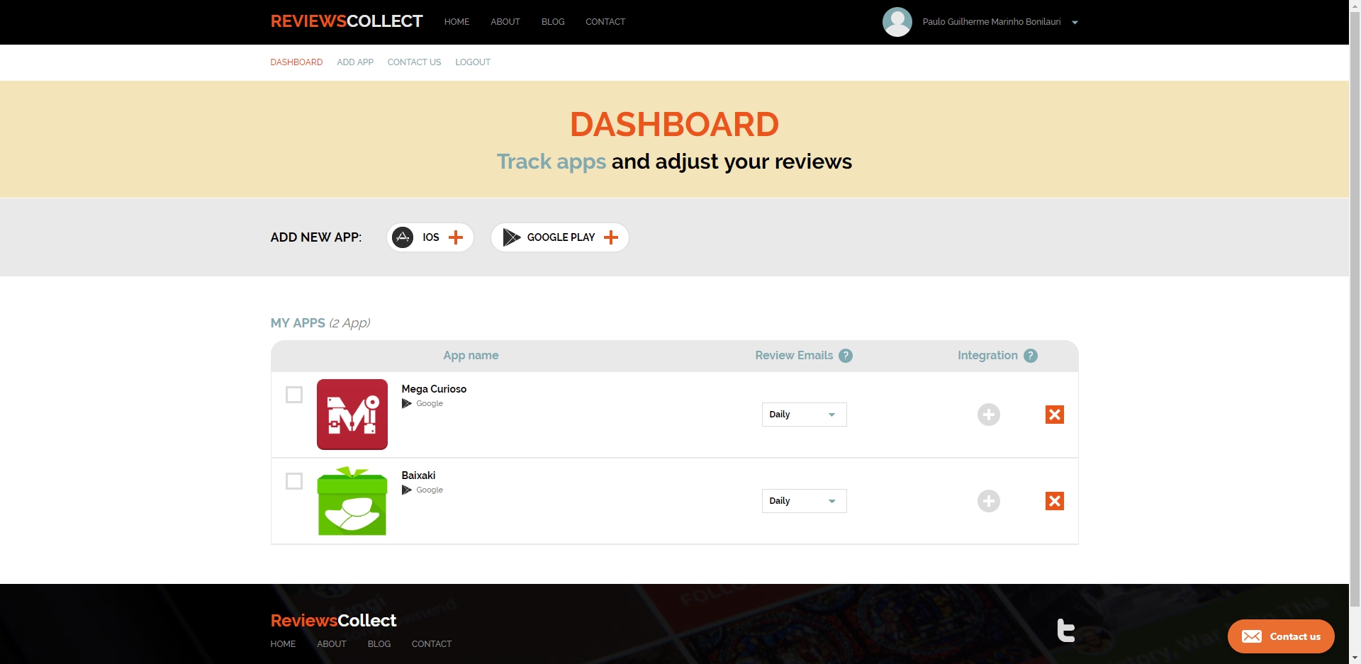 ReviewsCollect - Imagem 1 do software