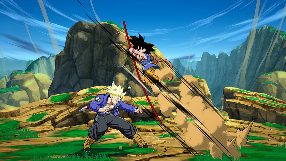 Imagens liberadas de Dragon Ball FighterZ mostram Goku da série GT em ação
