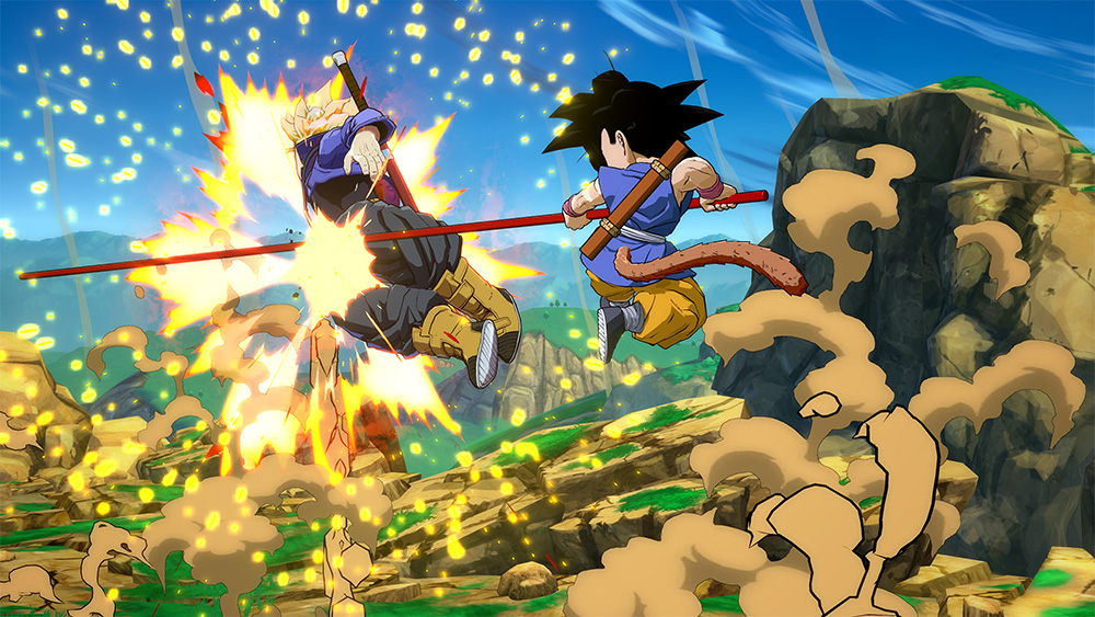 Imagens liberadas de Dragon Ball FighterZ mostram Goku da série GT em ação