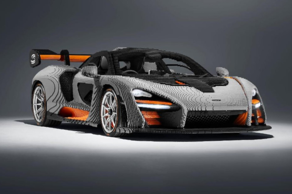 Imagem de: LEGO fez uma McLaren Senna em tamanho real usando 500 mil peças