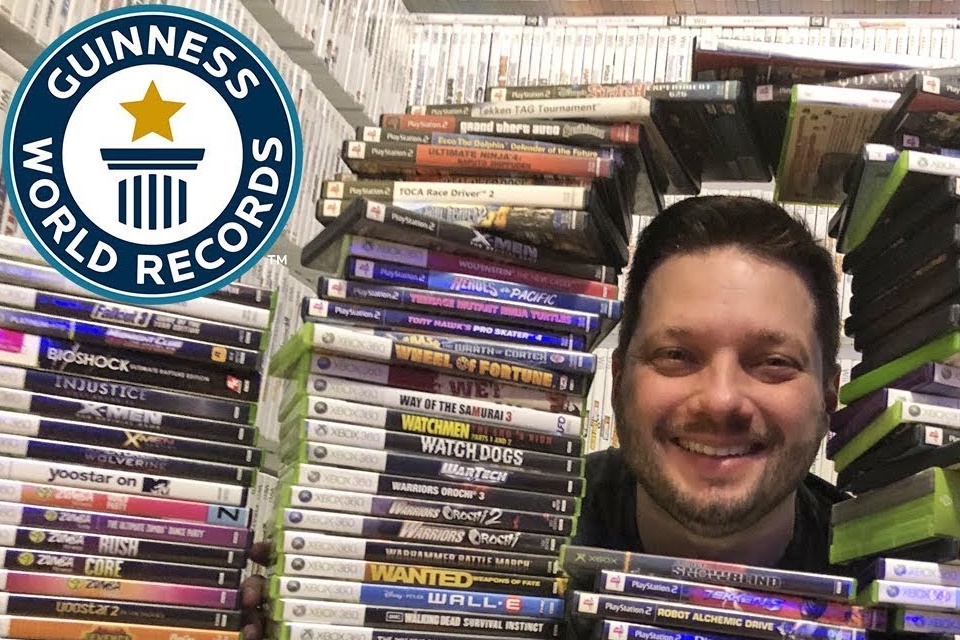 Americano bate recorde mundial com coleção de mais de 20 mil jogos