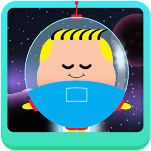 Logo Astronauta Toy: Corrida Espacial Ícone Logo Astronauta Toy: Corrida Espacial Ícone