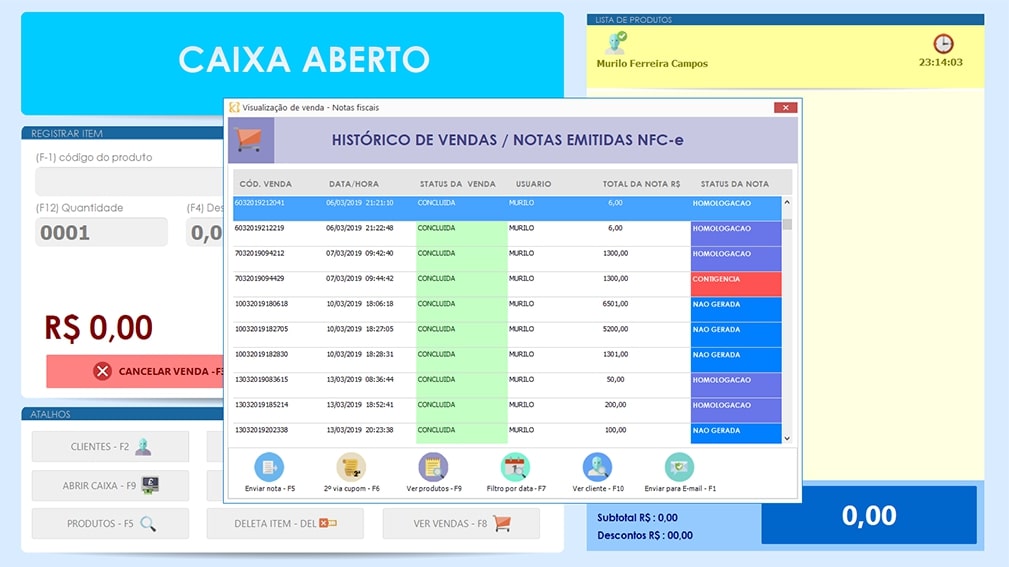 Imagem 6 do Sistema Vendaki