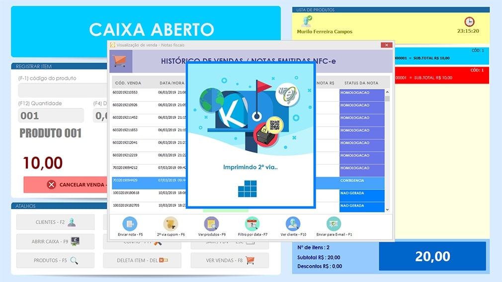 Imagem 7 do Sistema Vendaki