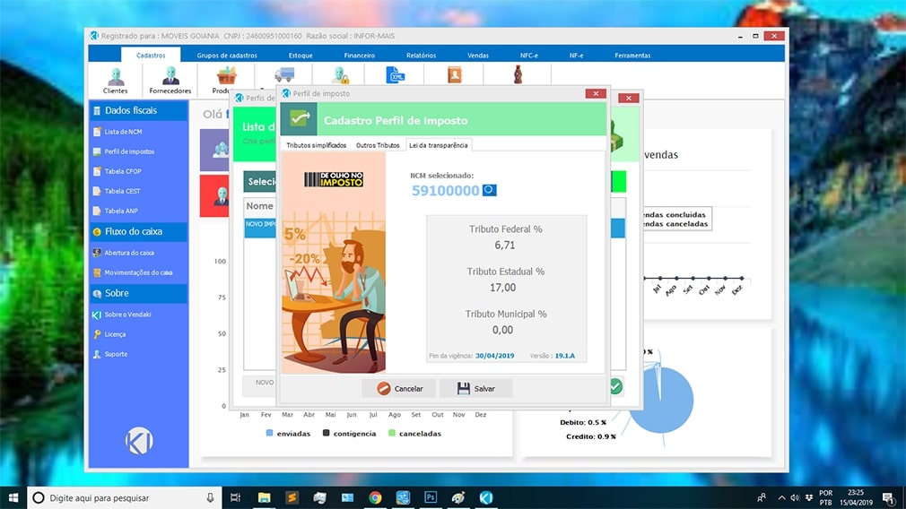 Imagem 9 do Sistema Vendaki