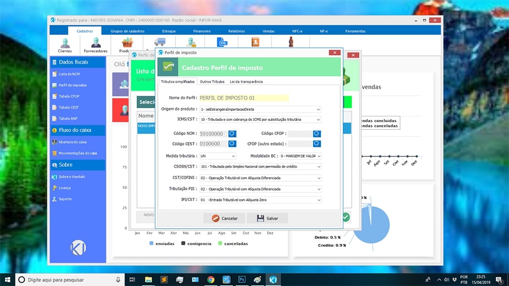 Imagem 10 do Sistema Vendaki