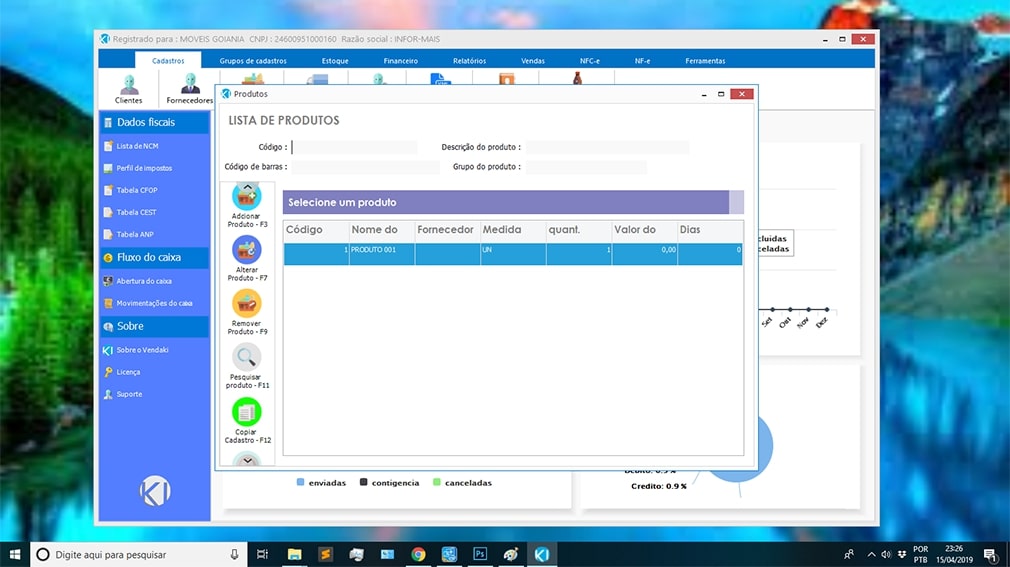 Imagem 11 do Sistema Vendaki