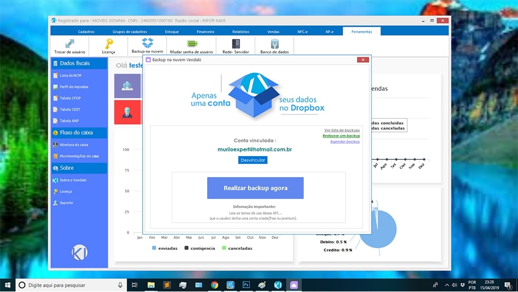 Imagem 12 do Sistema Vendaki
