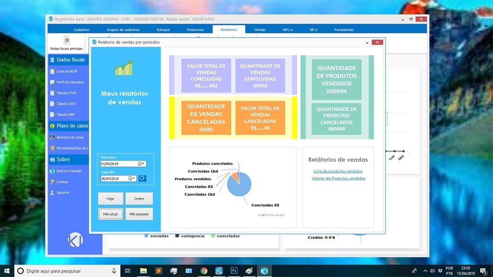 Imagem 13 do Sistema Vendaki