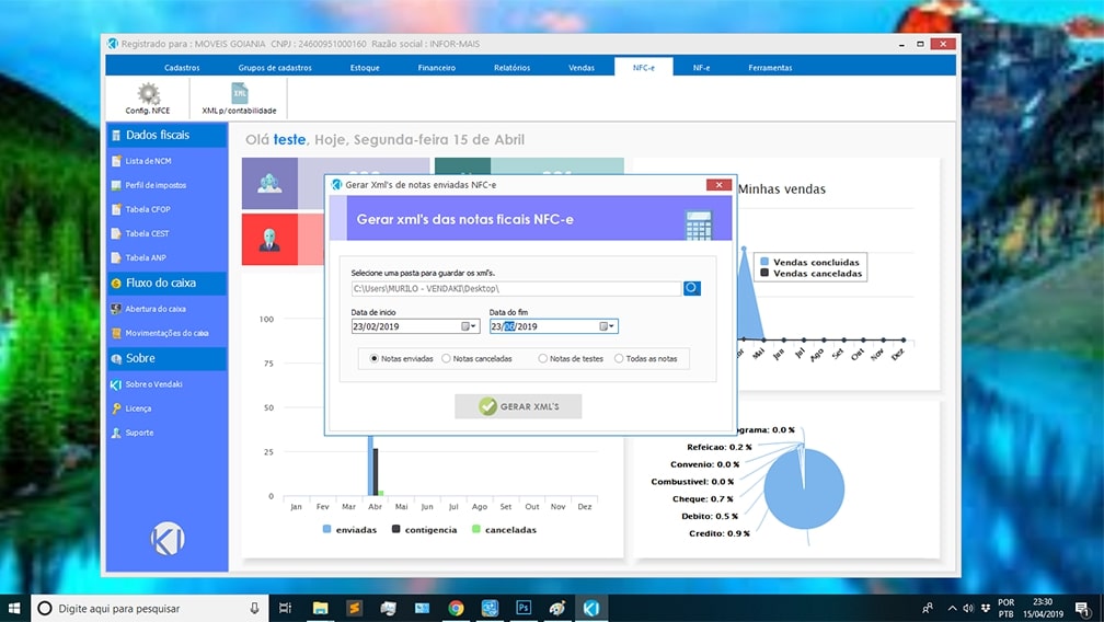 Imagem 15 do Sistema Vendaki