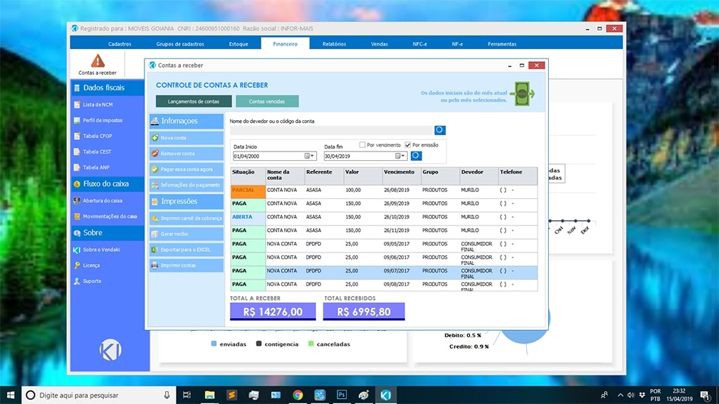 Imagem 16 do Sistema Vendaki