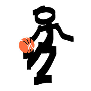 Logo Mais Basquete Ícone Logo Mais Basquete Ícone