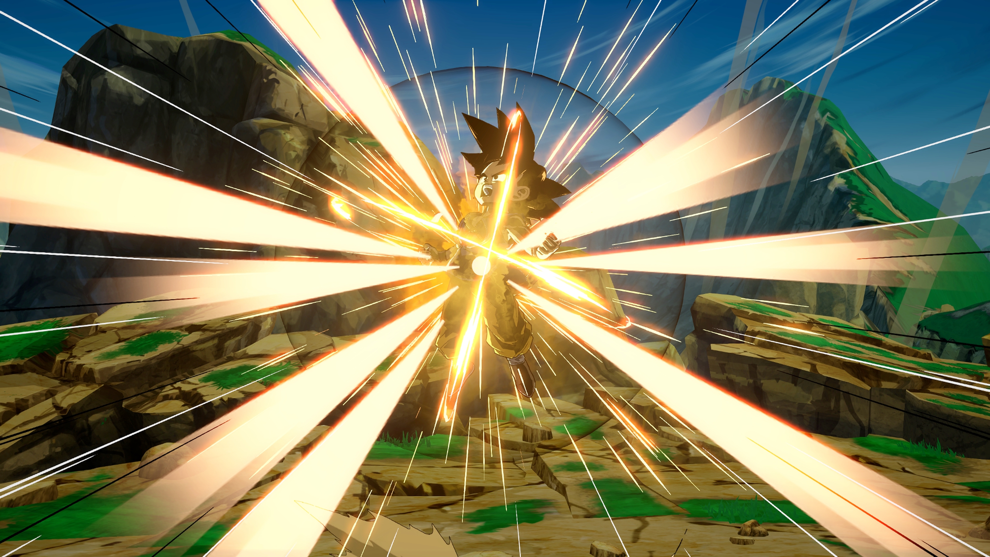 Goku Super Saiyajin 4 aparece em novas fotos de Dragon Ball FighterZ