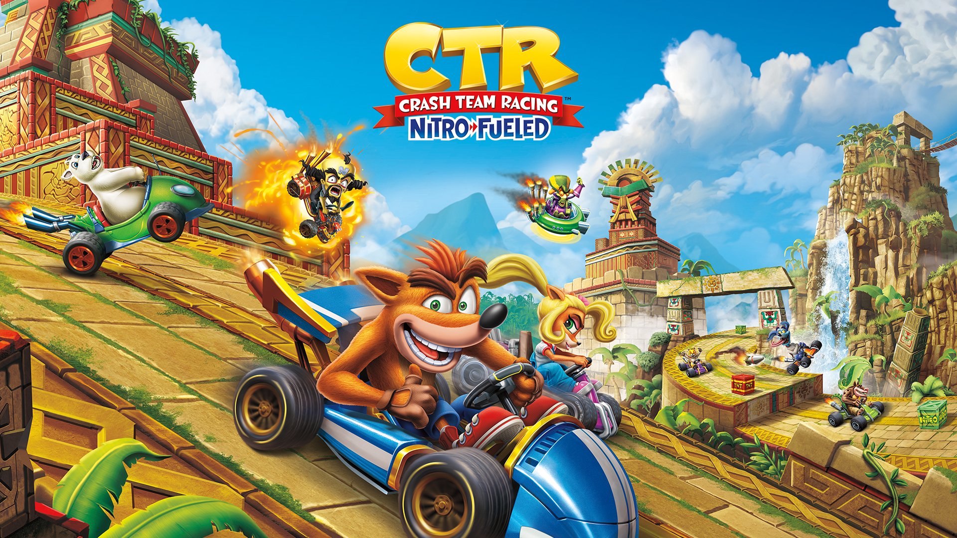 Crash Team Racing: Nitro-Fueled ganha arte oficial de capa