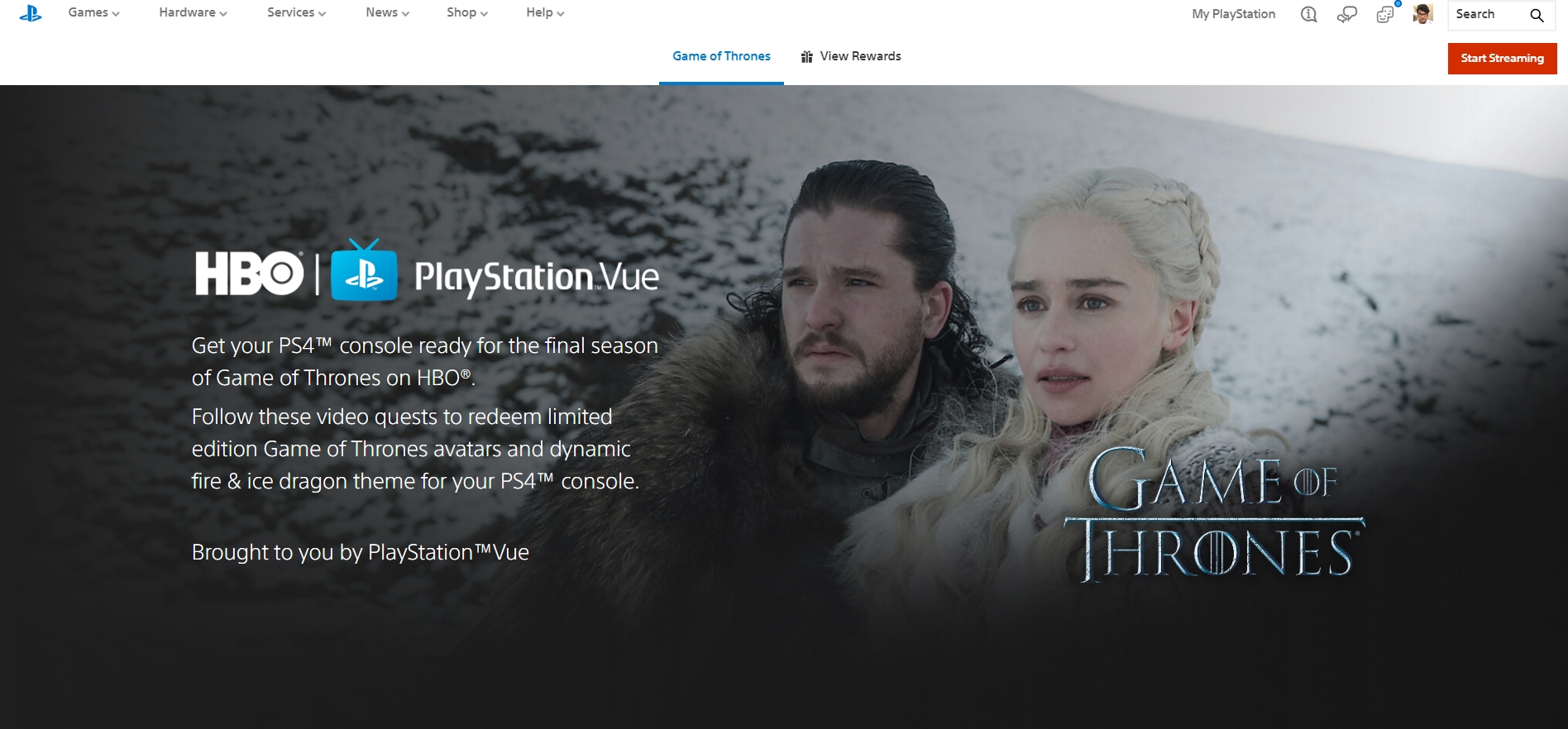 Veja como baixar um tema dinâmico grátis de Game of Thrones no seu PS4