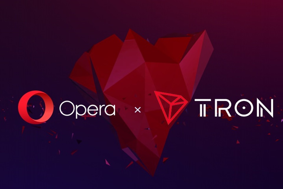 Imagem de: Carteira de criptomoedas do Opera vai suportar a blockchain TRON em breve