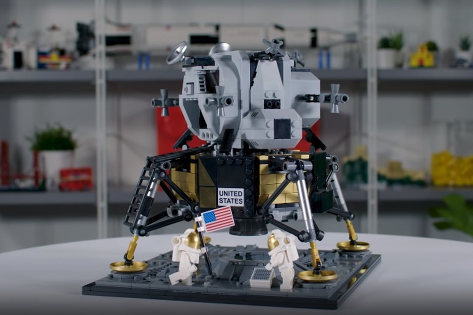 Imagem de: LEGO lança módulo da Apollo 11 para comemorar 50 anos da ida à Lua