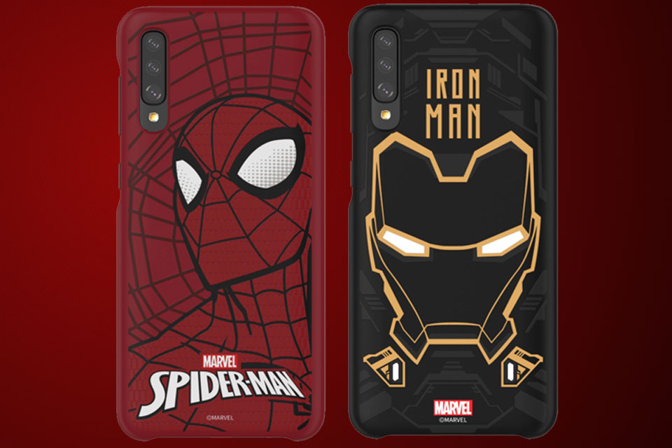 Imagem de: Samsung lança capinhas oficiais da Marvel para a linha Galaxy A