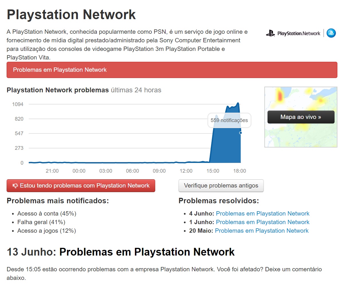 PSN sofre instabilidade e jogadores reportam problemas para jogar online