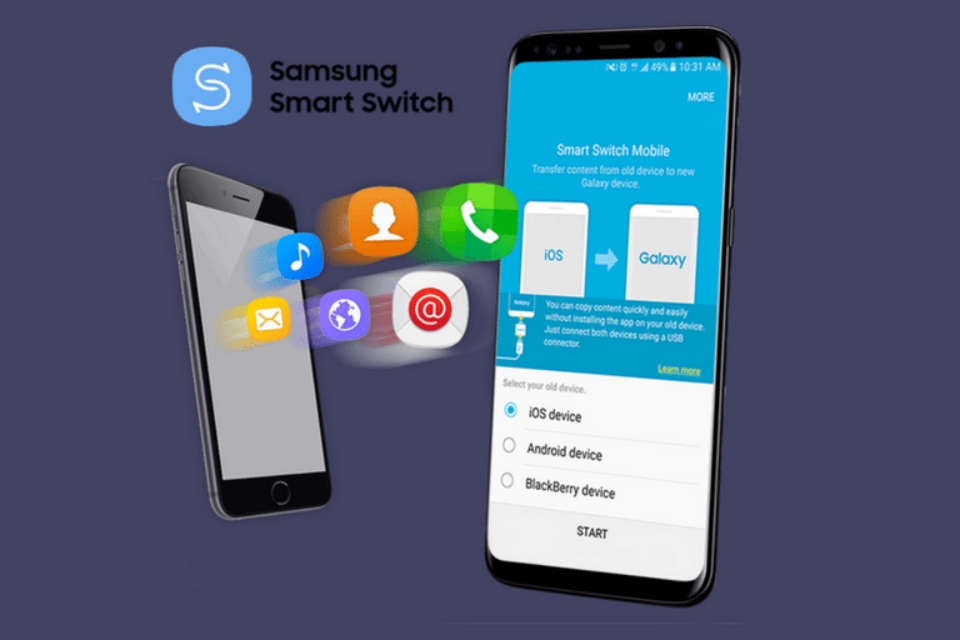 Como importar dados do celular antigo para um novo Samsung Galaxy